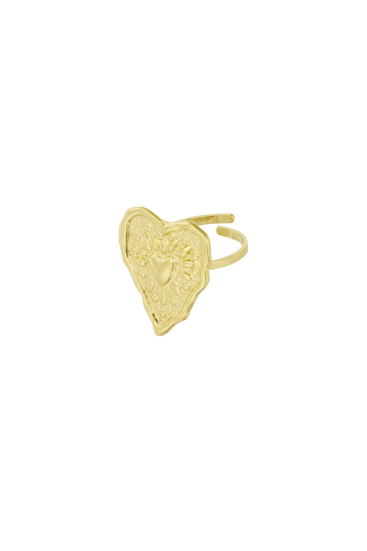 Ring wrinkle heart