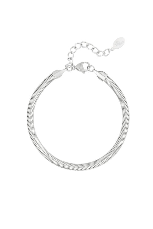 Bracelet flat herringbone narrow - 4.0MM