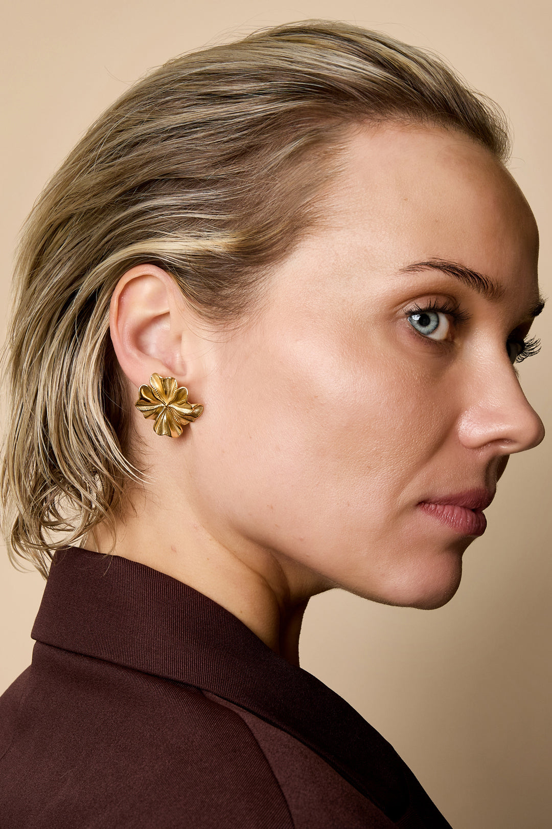 Stud Earrings Flower Casual Daily Simple Series Women's jewelry