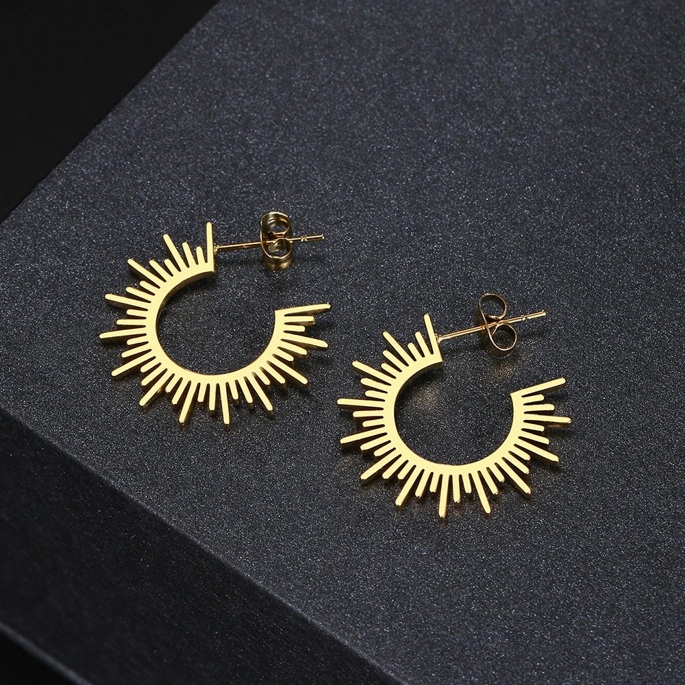 Sunrays Stud Earring