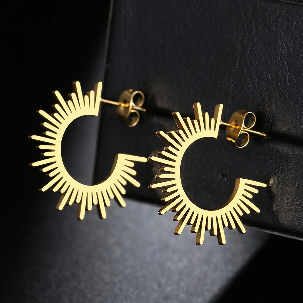 Sunrays Stud Earring