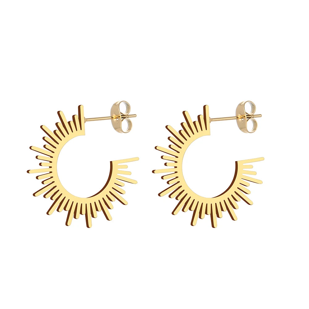 Sunrays Stud Earring