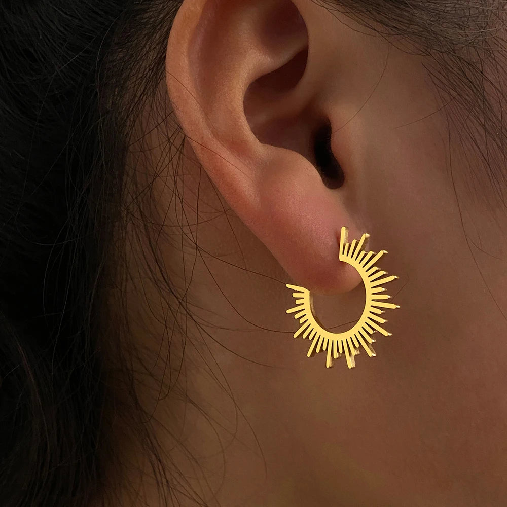 Sunrays Stud Earring