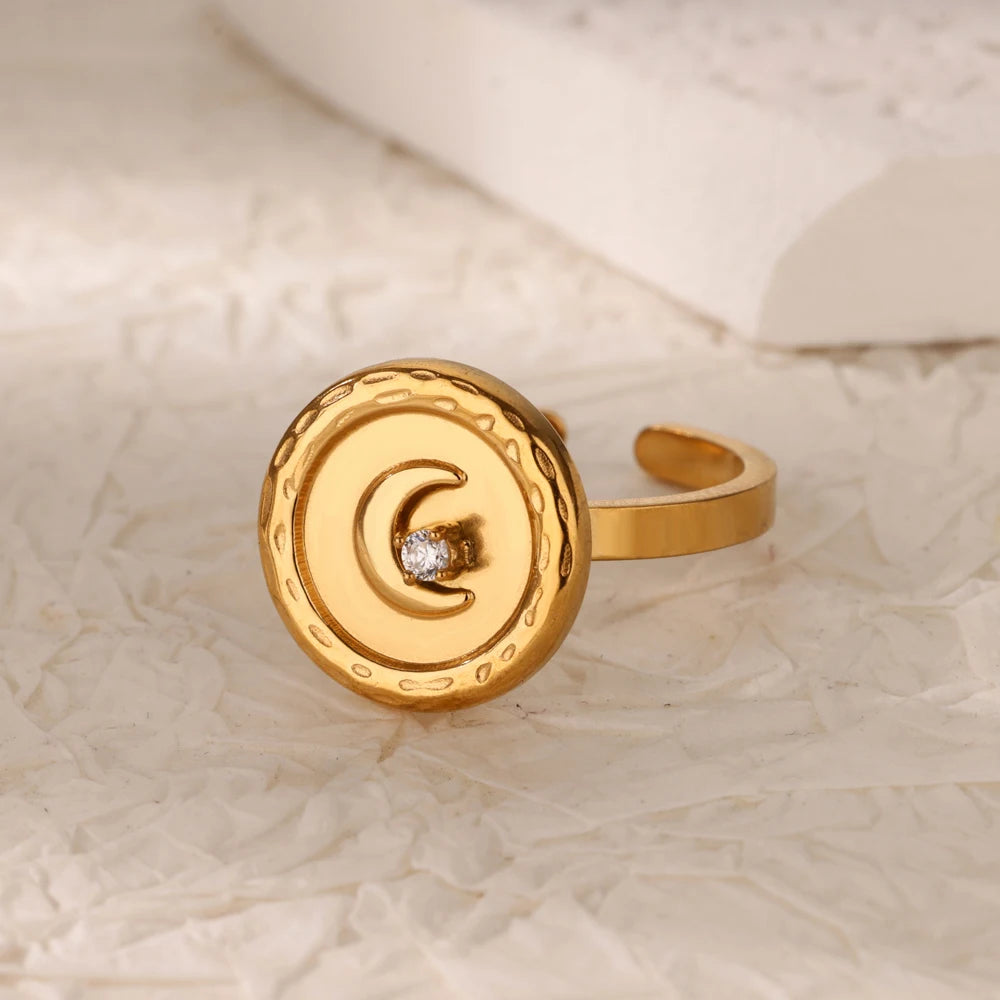 Ancient Greek Arethusa Goddess Coin Rings