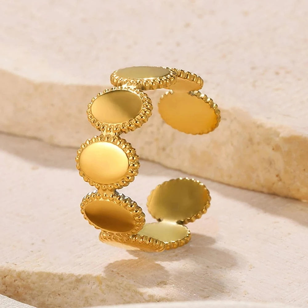 Ancient Greek Arethusa Goddess Coin Rings