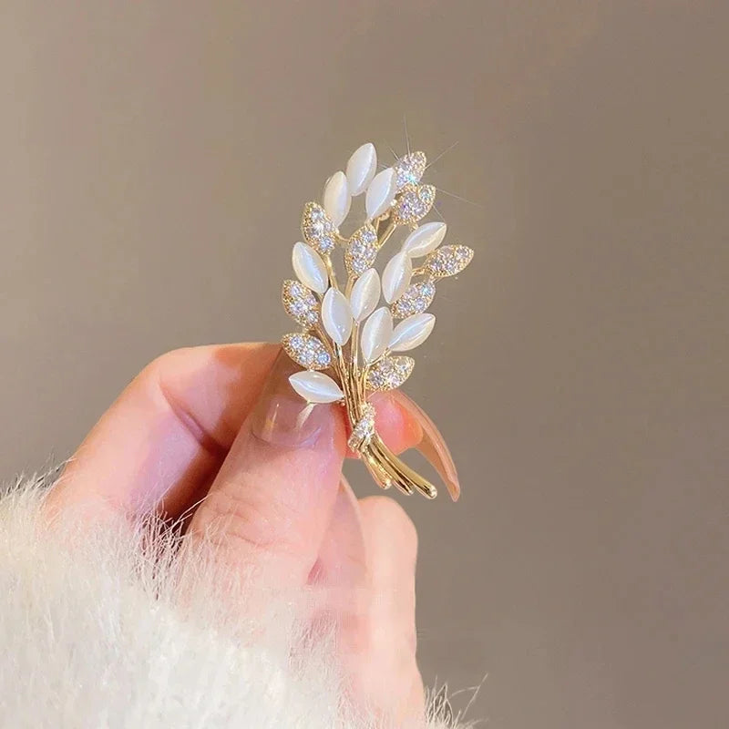 Vintage Crystal Brooches Creative Animal, Flowers