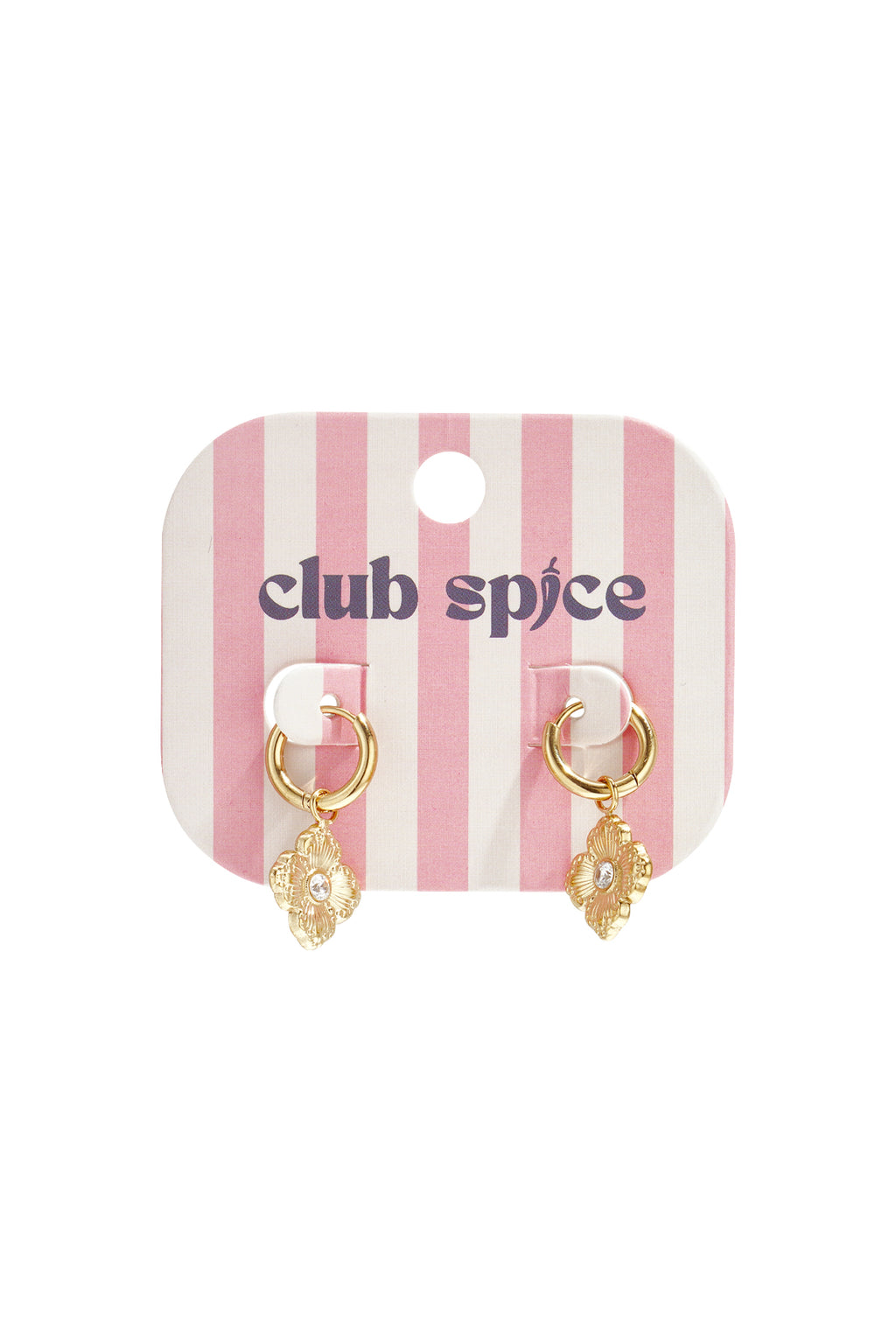 Stainless Steel Drop Earrings Flower Simple Daily Simple Series Women's jewelry