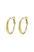 Stainless Steel Hoop Earrings circle Casual Daily Simple Series Women's jewelry